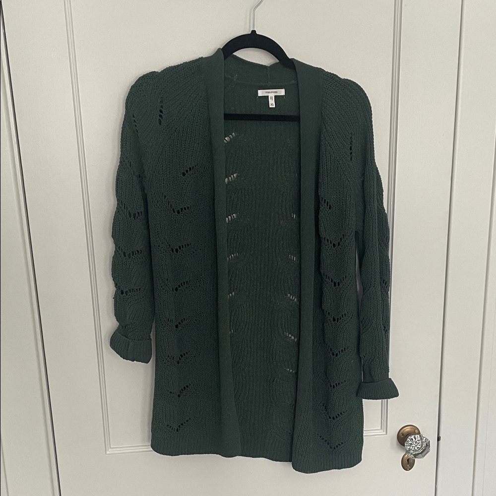 Maurices Forest Green Knit Cardigan